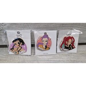 K-Pop Demon Hunters Clip Set (3).  Metal Clip B2